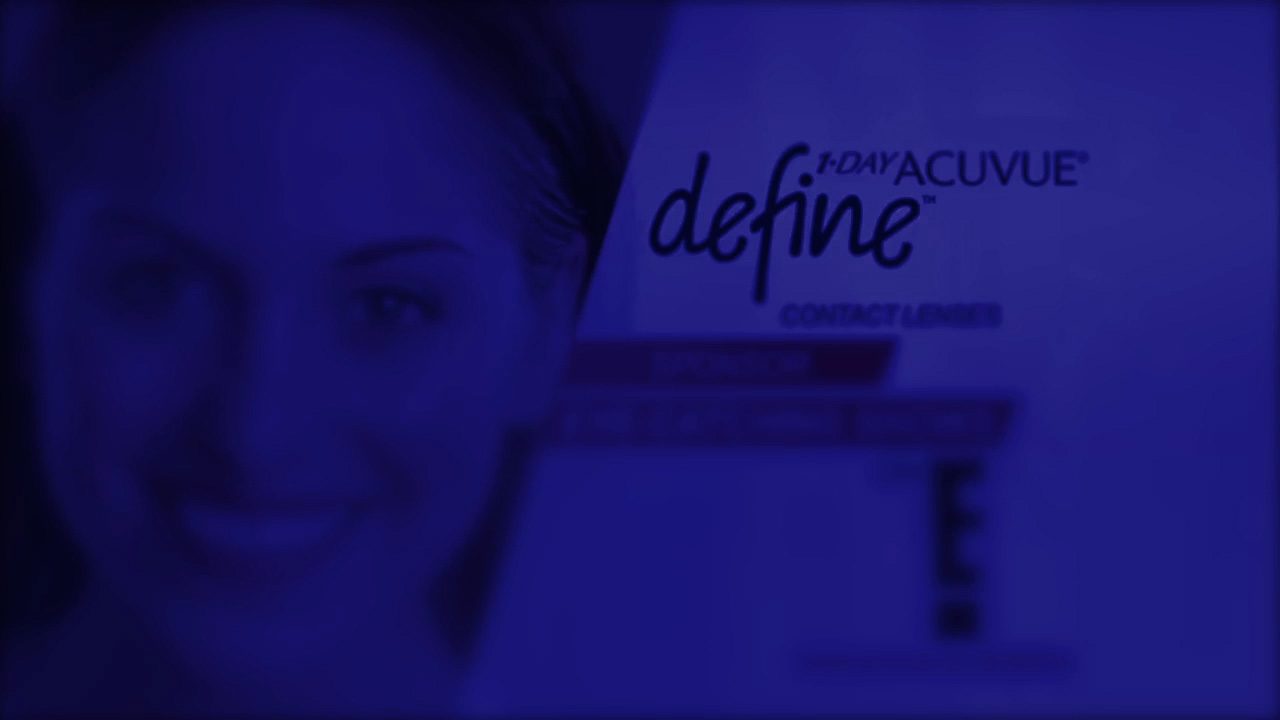 Acuvue define background